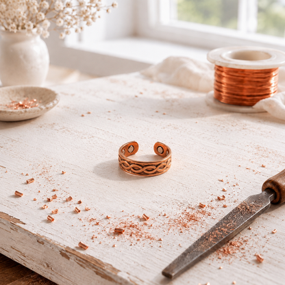 Cora's Vesica Copper Ring