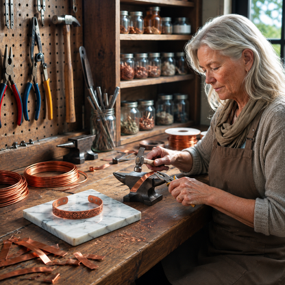 Cora's Trellis Copper Ring