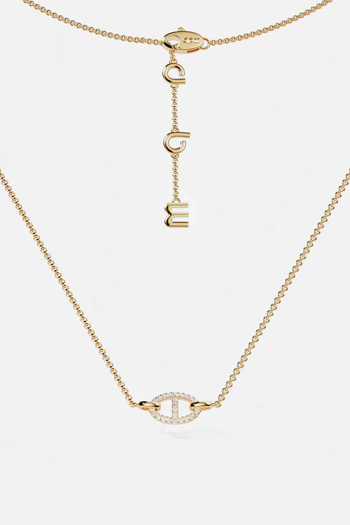 Isla Marina Necklace | White Gold