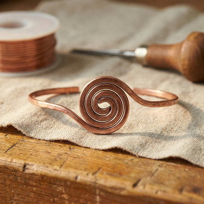 Gyre Copper Anklet