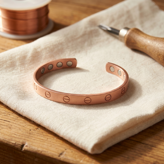 Rivet Copper Bracelet