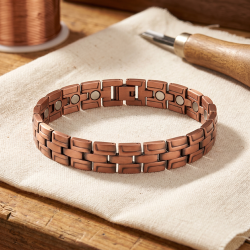 Cobblelink Men's Copper Bracelet
