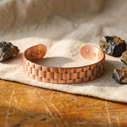 Ashlar Men's Copper Bracelet