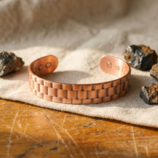 Ashlar Men's Copper Bracelet
