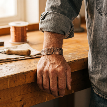 Driftwood Men's Copper Bracelet