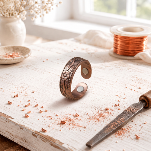 Cora's Blossom Copper Ring