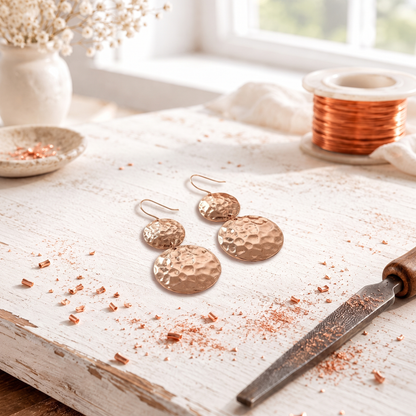 Cora's Sundrop Copper Earrings