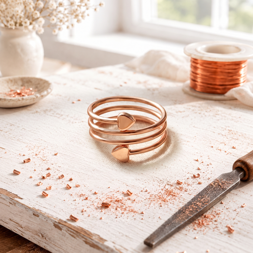 Cora's Lovecoil Copper Ring