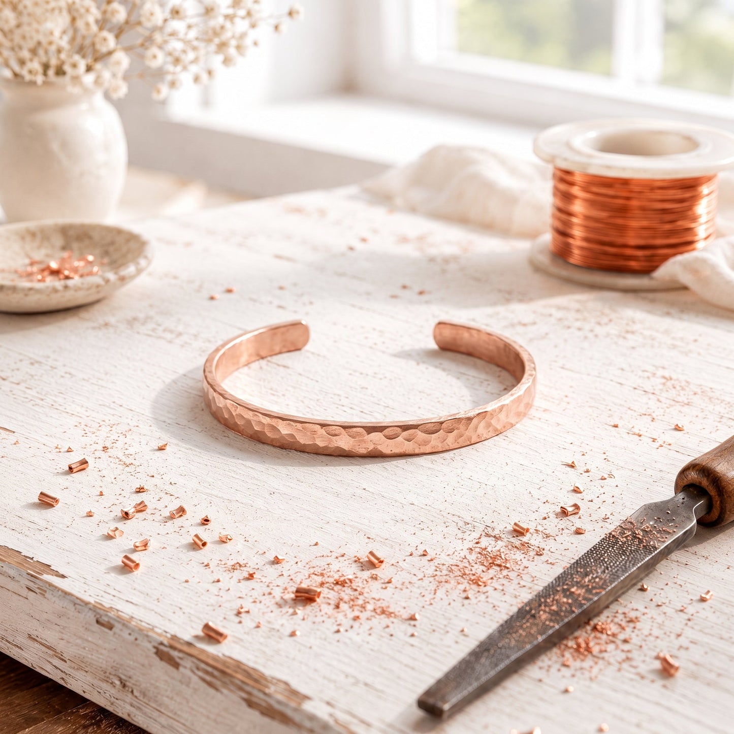 Cora's Shore Copper Anklet