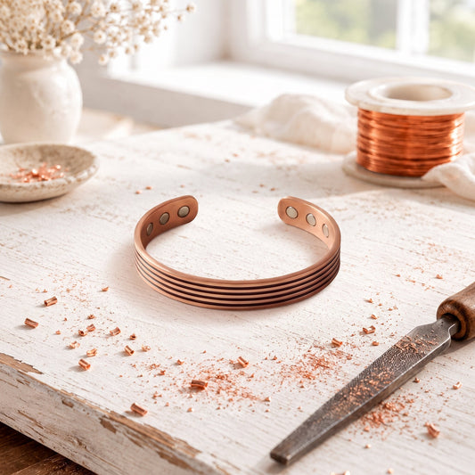Cora's Stria Copper Bracelet