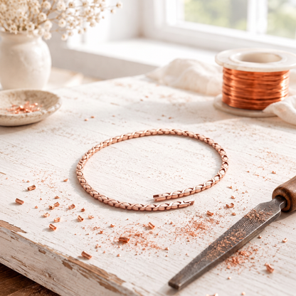 Cora's Splice Copper Necklace