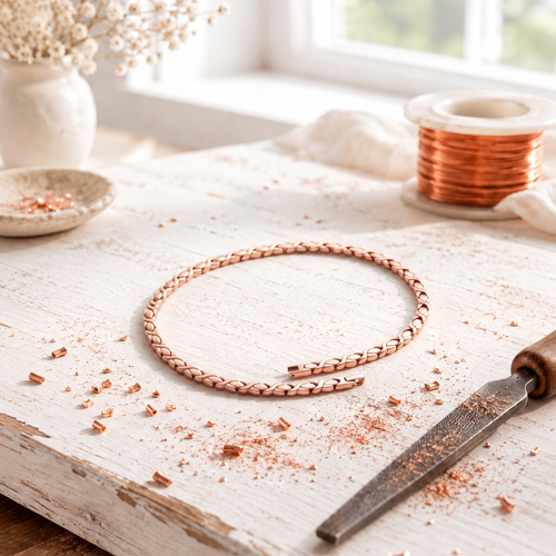 Cora's Splice Copper Necklace