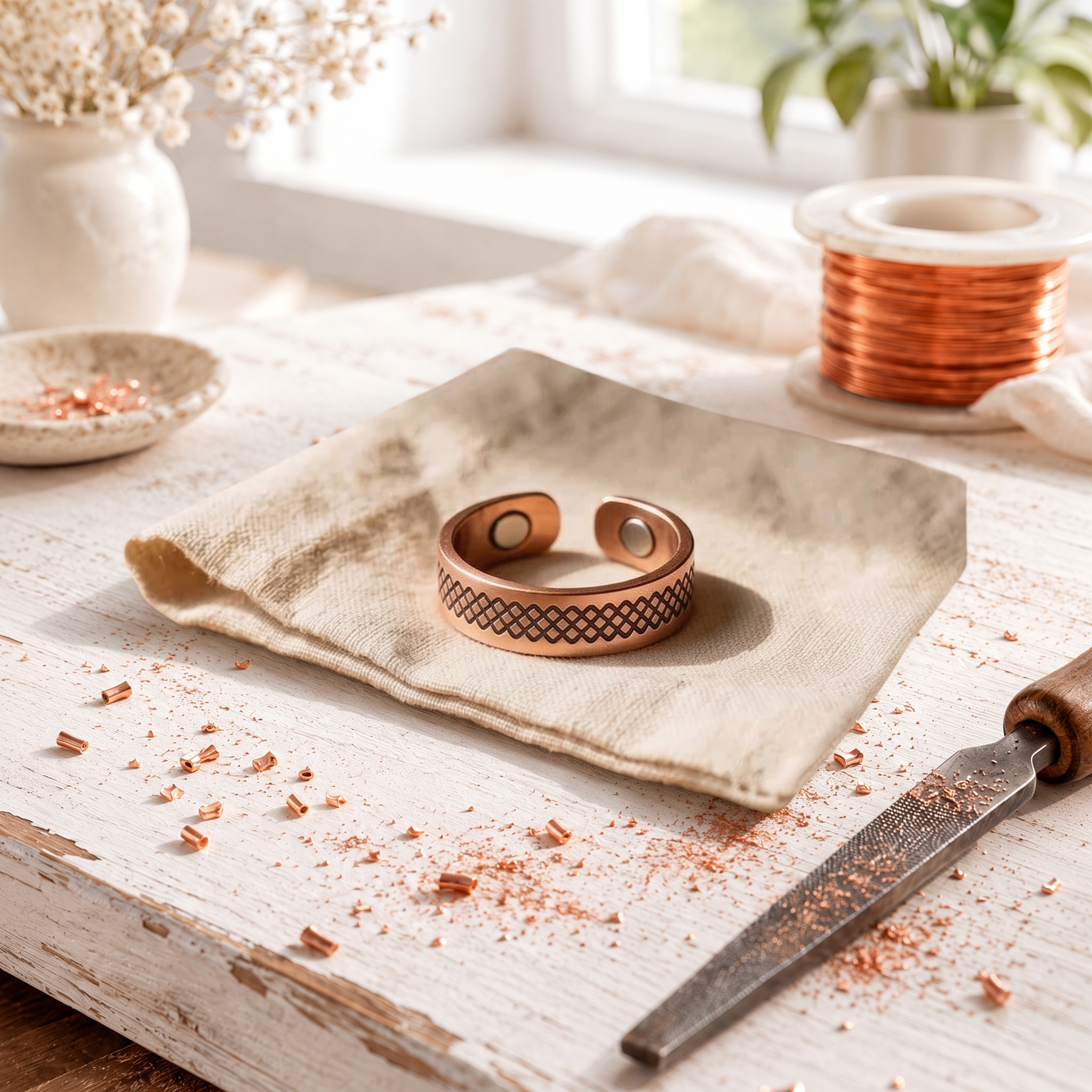 Cora's Trellis Copper Ring