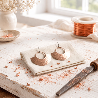Cora's Dusk Copper Earrings