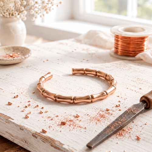 Cora's Culm Copper Bracelet