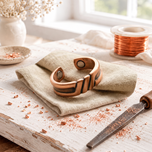 Cora's Skein Copper Ring