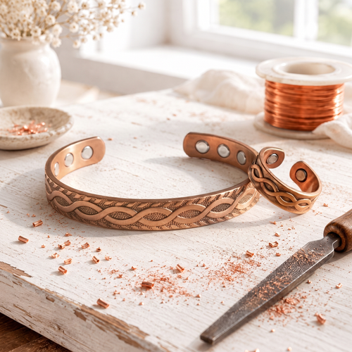 Cora's Interlock Copper Set