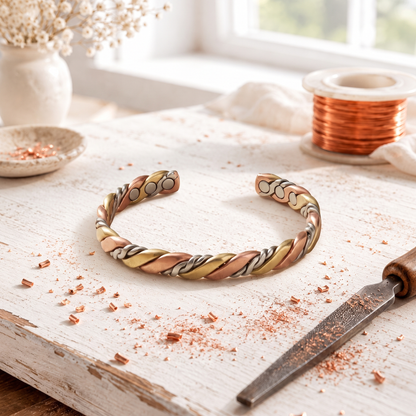 Cora's Trine Copper Bracelet