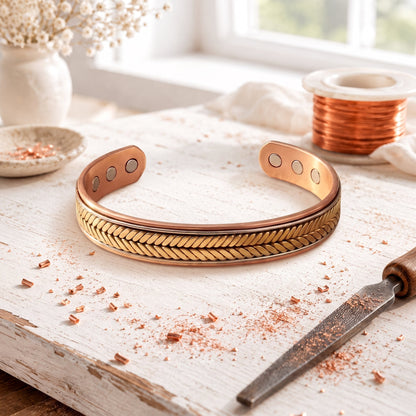Cora's Sheaf Copper Bracelet