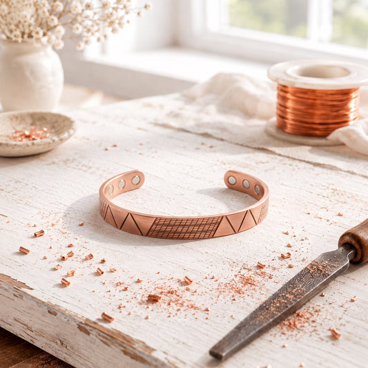 Cora's Rampart Copper Bracelet