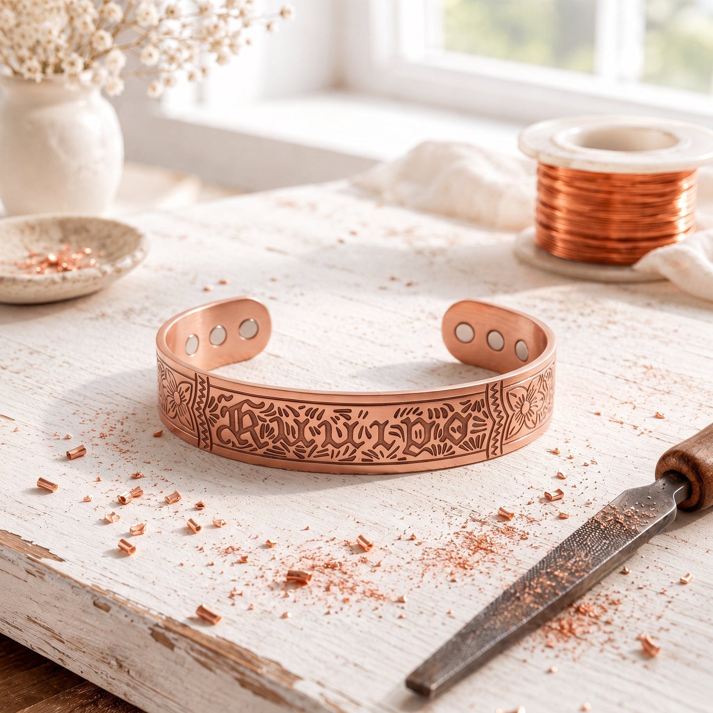 Cora's Relic Copper Bracelet