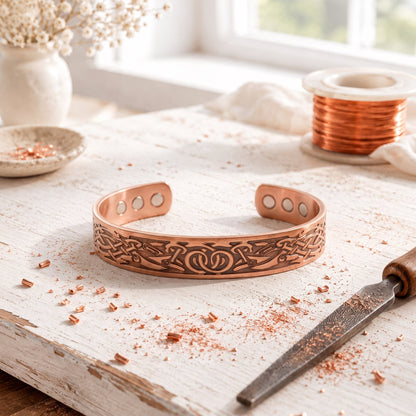 Cora's Knotwork Copper Bracelet