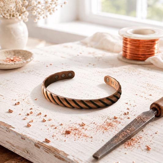 Cora's Flute Copper Bracelet