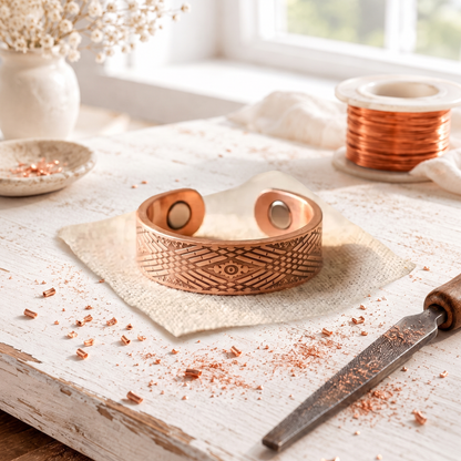 Cora's Sundial Copper Ring