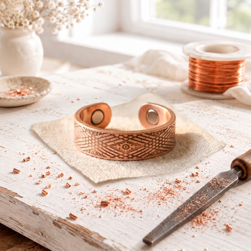Cora's Sundial Copper Ring