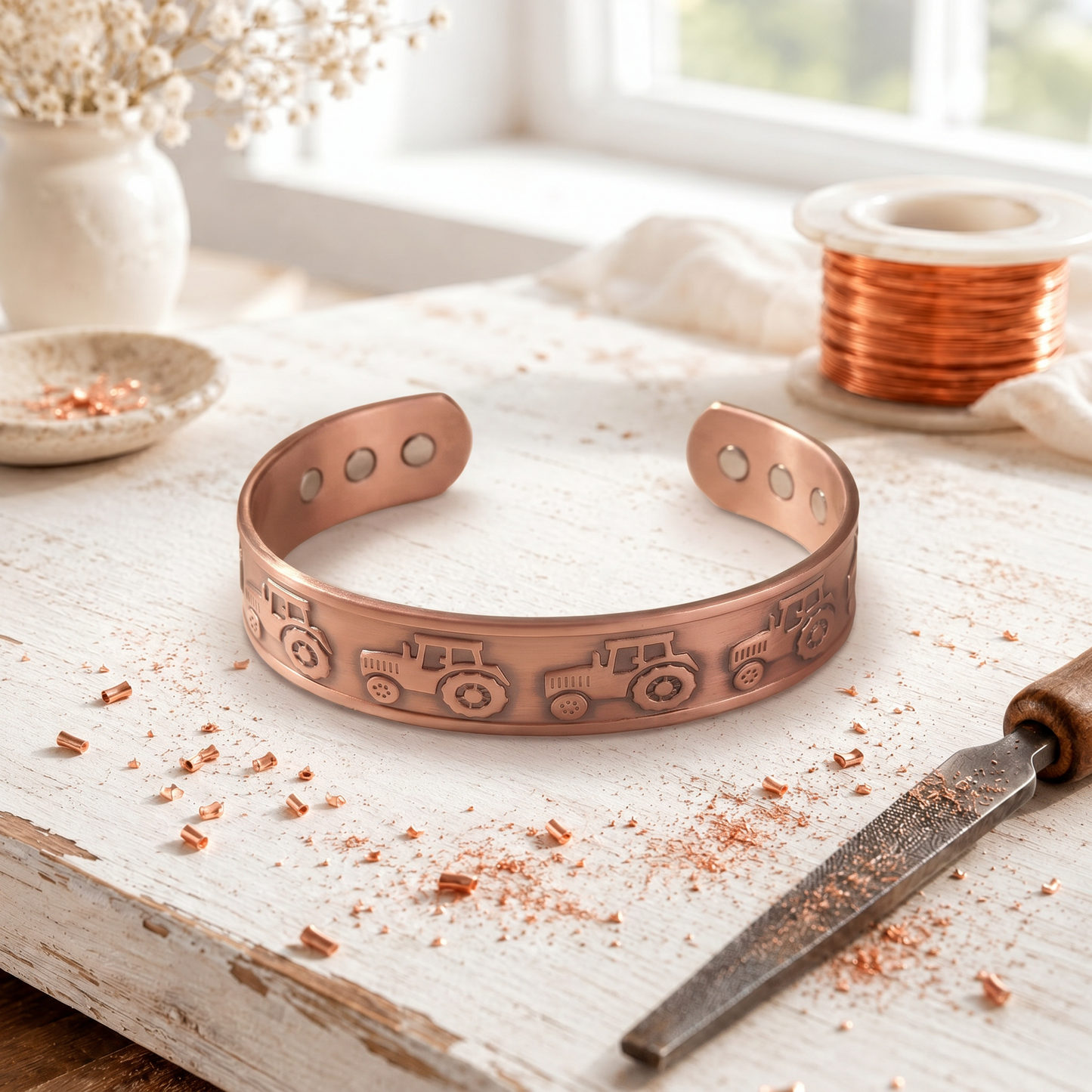 Cora's Tillage Copper Bracelet