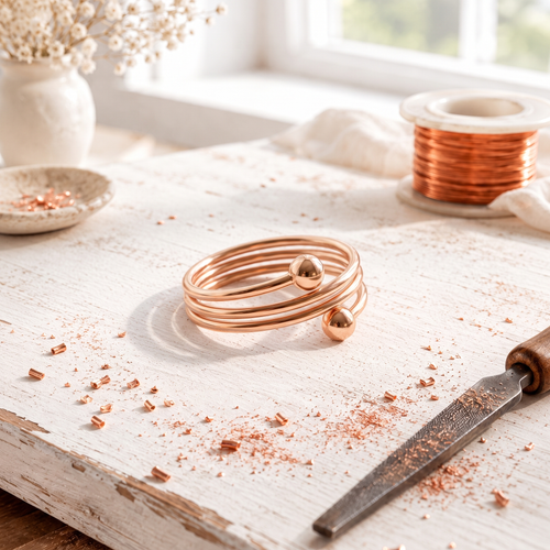 Cora's Orbit Copper Ring
