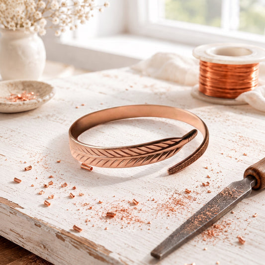 Cora's Petal Copper Bracelet