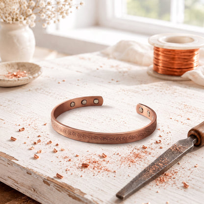 Cora's Daisy Copper Bracelet