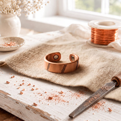 Cora's Rune Copper Ring